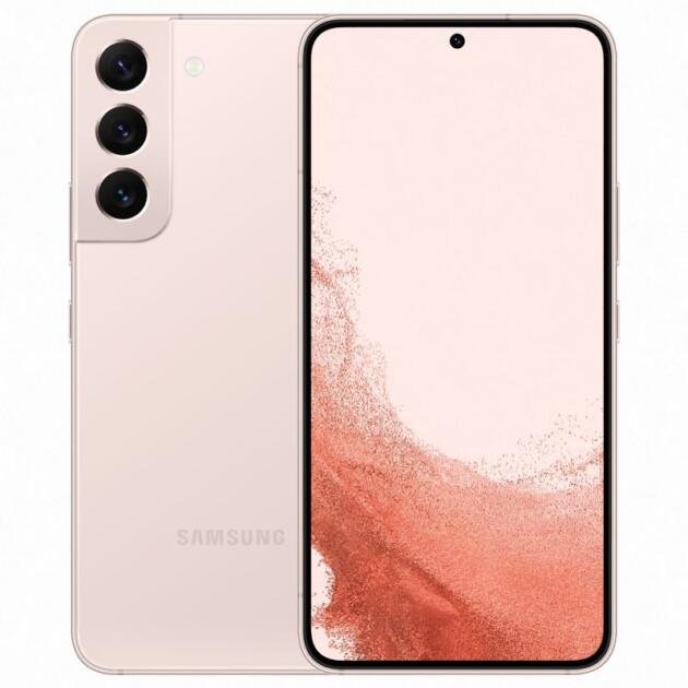 Samsung Galaxy S22+ Plus - SIM Free / Unlocked - Refurbished in Storage 256GB and Colour Pink Gold and Condition Good